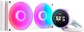 NZXT - Kraken Elite RGB 280mm 2024 Radiator (1x Single-Frame RGB Core Fan) Liquid Cooler with 2.72" 60FPS Display - White