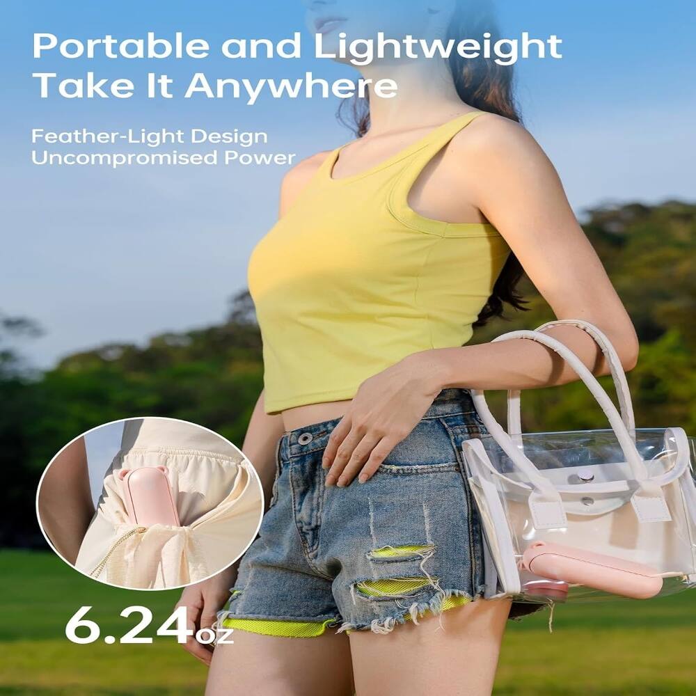 Portable and Lightweight  
Take It Anywhere  

Feather-Light Design  
Uncompromised Power  

6.24 oz