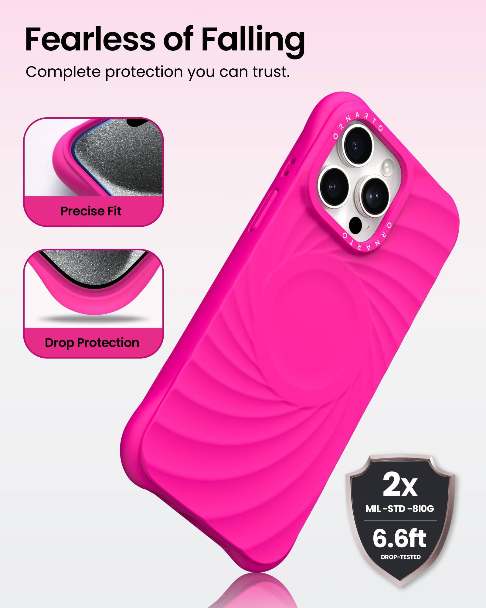 Fearless of Falling Complete protection you can trust. Precise Fit Drop Protection 2x MIL-STD-810G 6.6ft DROP-TESTED