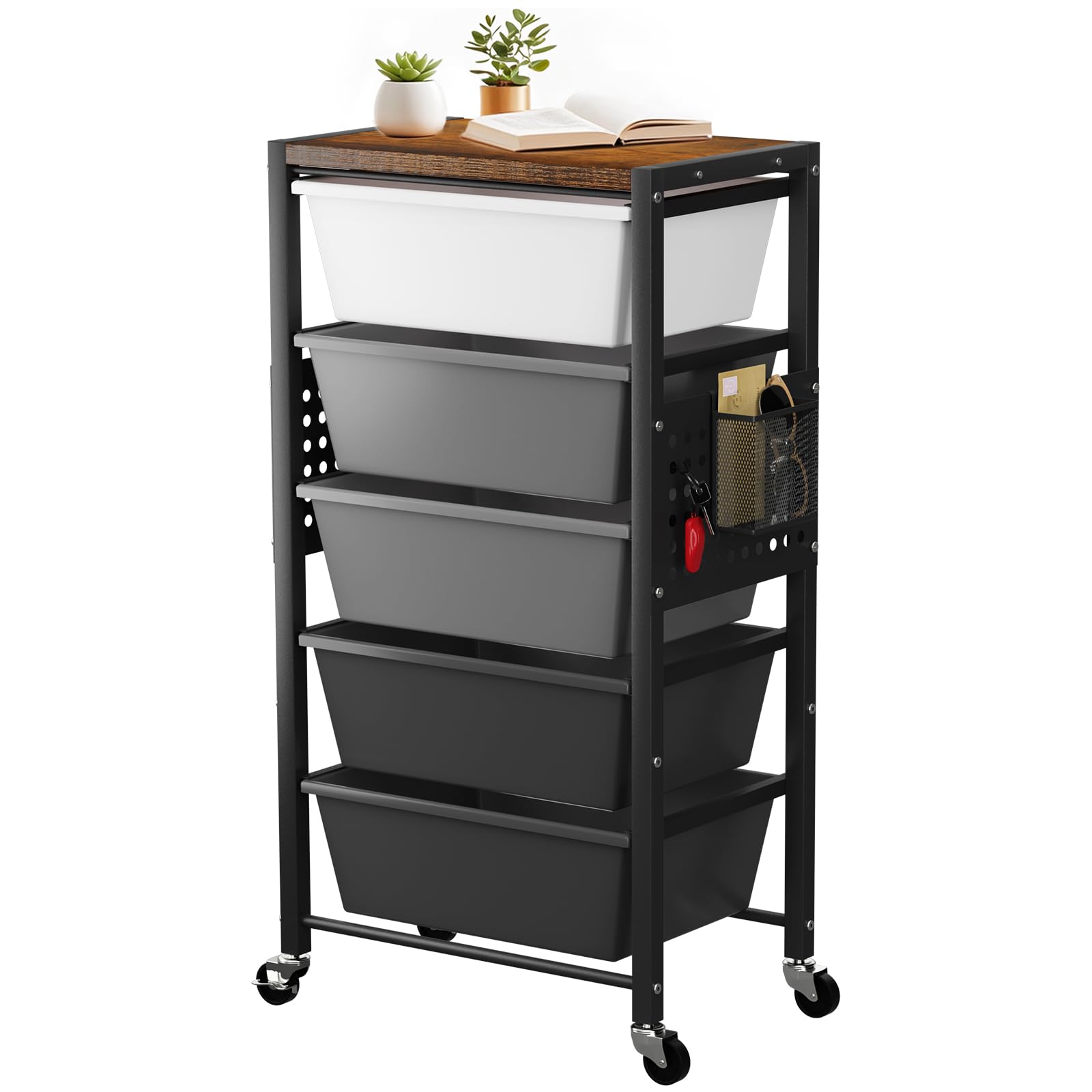 Dark Grey 5-Drawer
