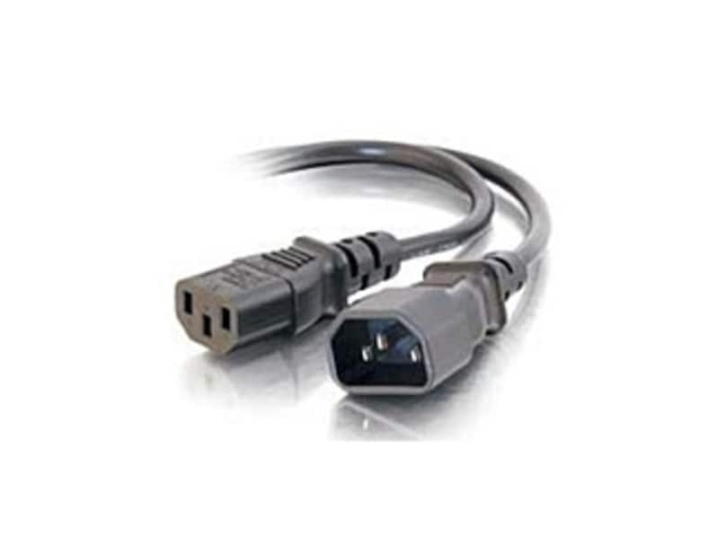 C2G - 03145 4 Feet Power Extension Cable - 1 x Power IEC 320 EN 60320 C13 Female, 1 x power IEC 320 EN 60320 C14 Male - Black