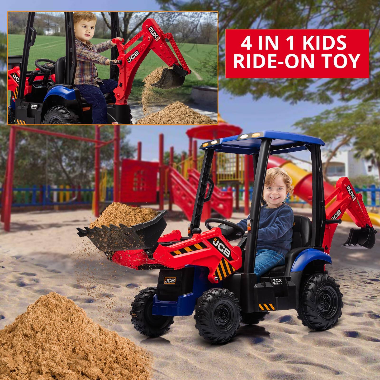 4 IN 1 KIDS RIDE-ON TOY

JCB 3CX
