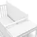 Alt View 12. Graco - Hadley 5-in-1 Convertible Crib and Changer with Drawer - White.