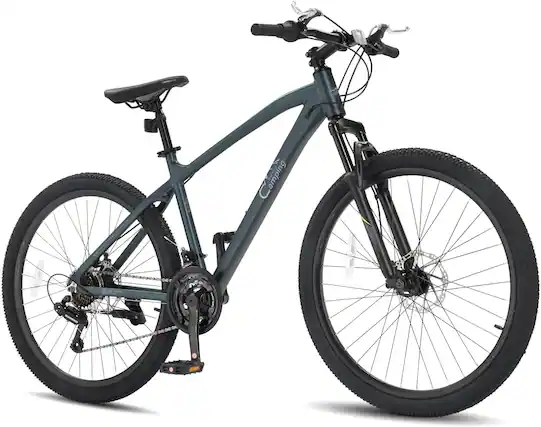 Front. Winado - 27.5" Mountain Bike Aluminum Bicycle with Ultralight Aluminum Frame, Powerful Mechanical - Gray.