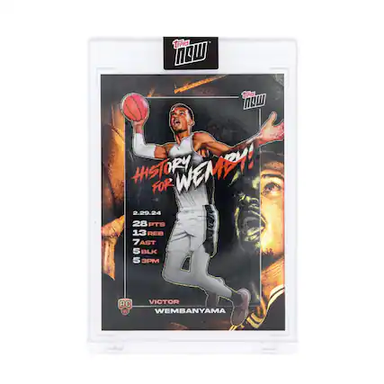 HISTORY FOR WEMBANYAMA!
2.29.24
28 PTS
13 REB
7 AST
5 BLK
5 3PM
VICTOR WEMBANYAMA