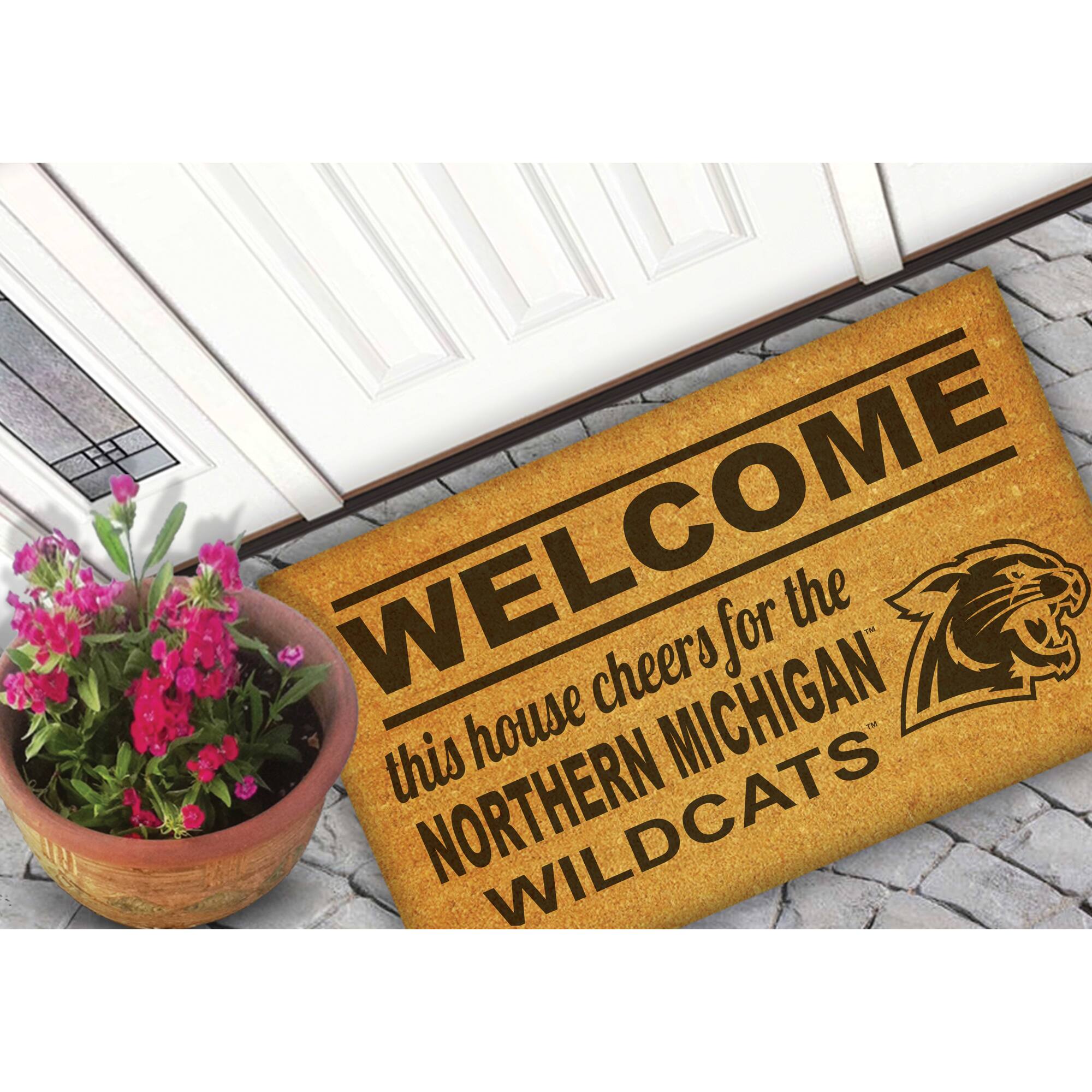 WELCOME  
this house cheers for the  
NORTHERN MICHIGAN  
WILDCATS