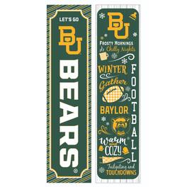 Evergreen Enterprises - Baylor Bears 47" Double Sided Winter Leaner Fan Sign - Multicolor