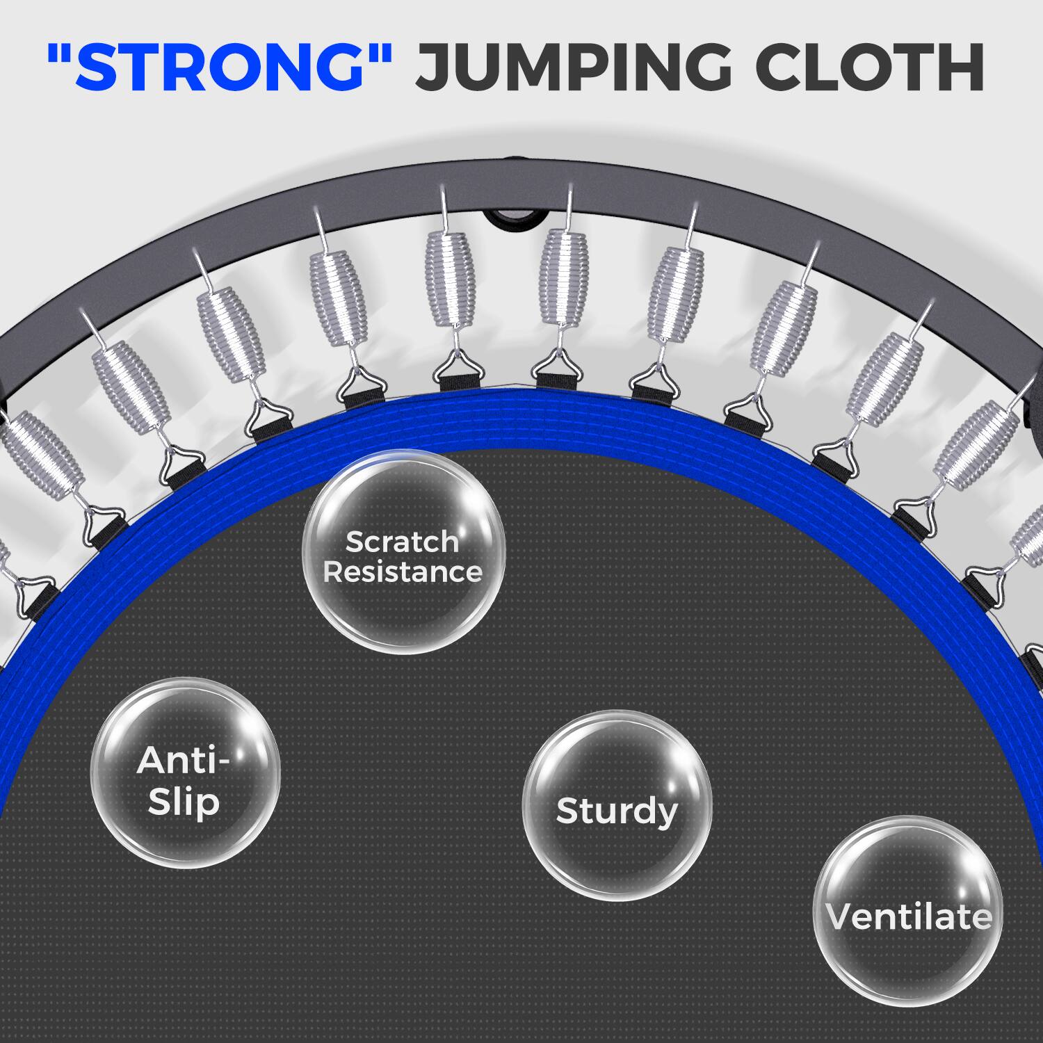 "STRONG" JUMPING CLOTH

- Scratch Resistance
- Anti-Slip
- Sturdy
- Ventilate