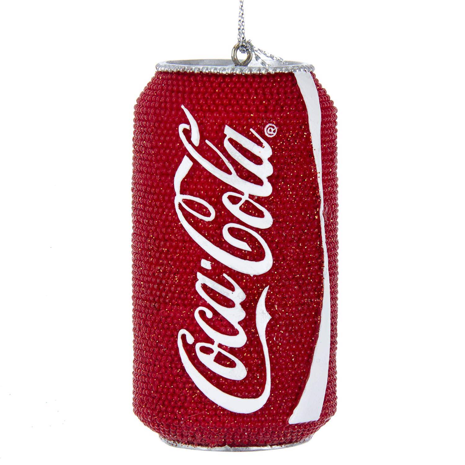 Front. Kurt S Adler - Kurt S. Adler Red Coca-Cola Can Ornament 3 in. (Case of 12) - Red|White.