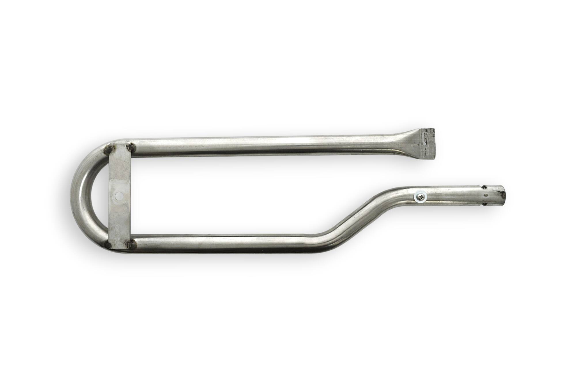 Alt View 1. Music City Metals - Music City Metals - MCM171L1711L burner, pipe, ss, 15.875 x 4.375 pipe burners, curved.