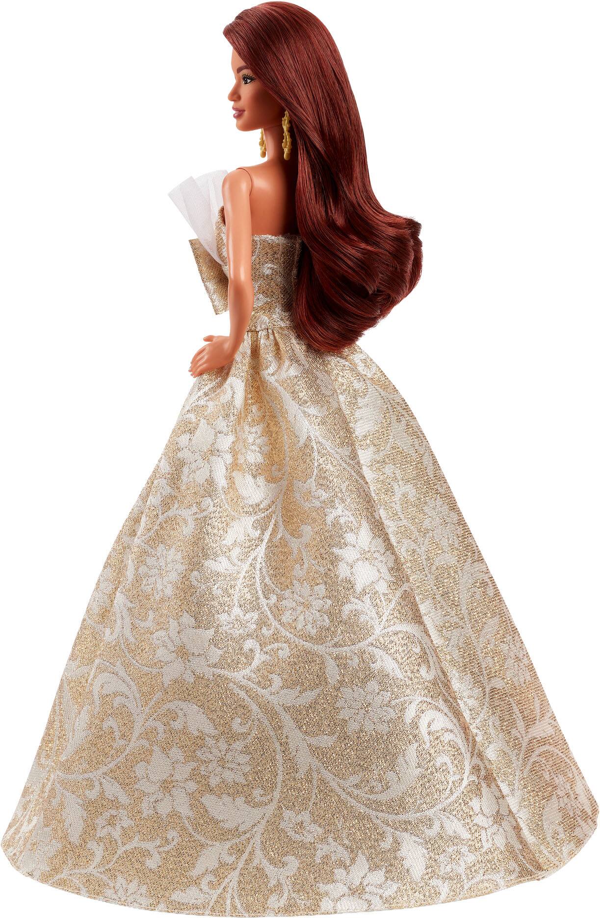 Back. Barbie - 2025 Holiday Doll.