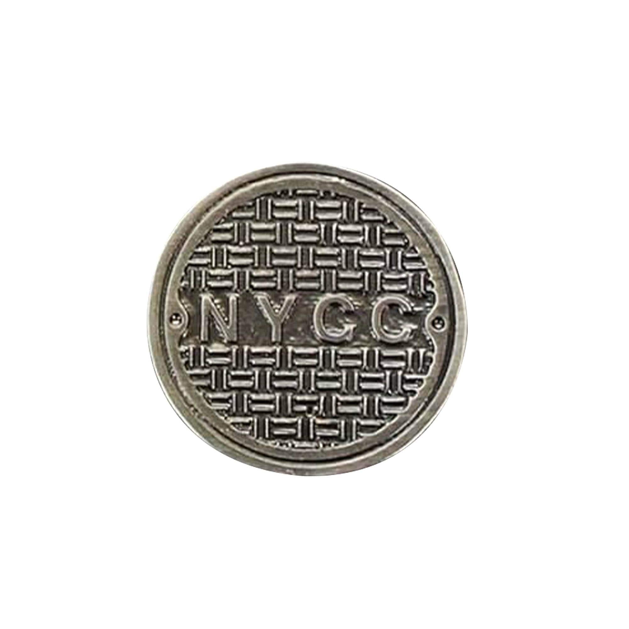 Nerd Block - NYCC Sewer Lid Collector Pin - Silver