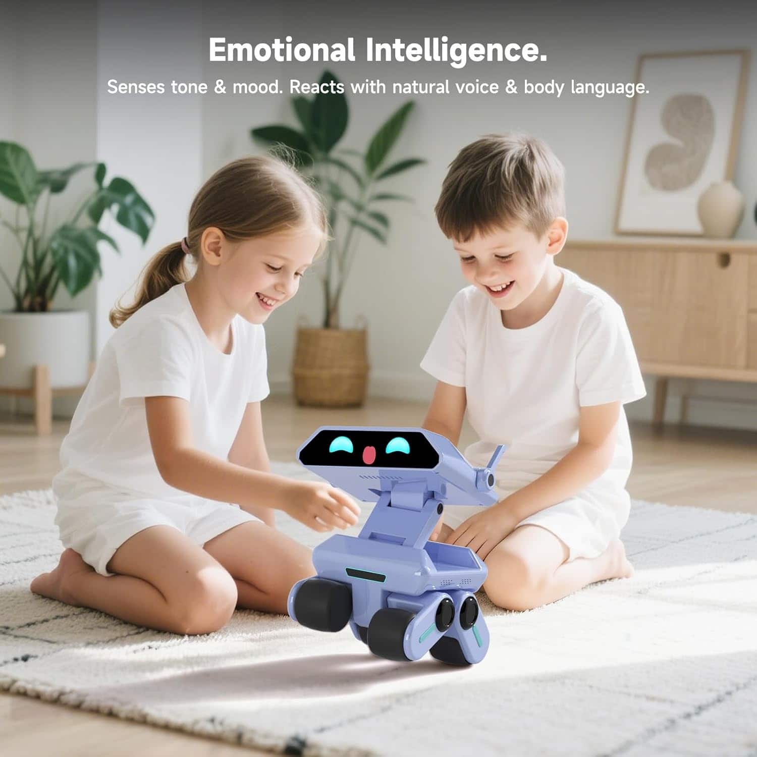 YONBO Smart AI Robot Powered by ChatGPT,Home Companion for Kids