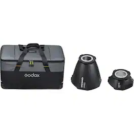 Godox - 30-Degree & 60-Degree Reflector Kit With Bag for MG1200Bi