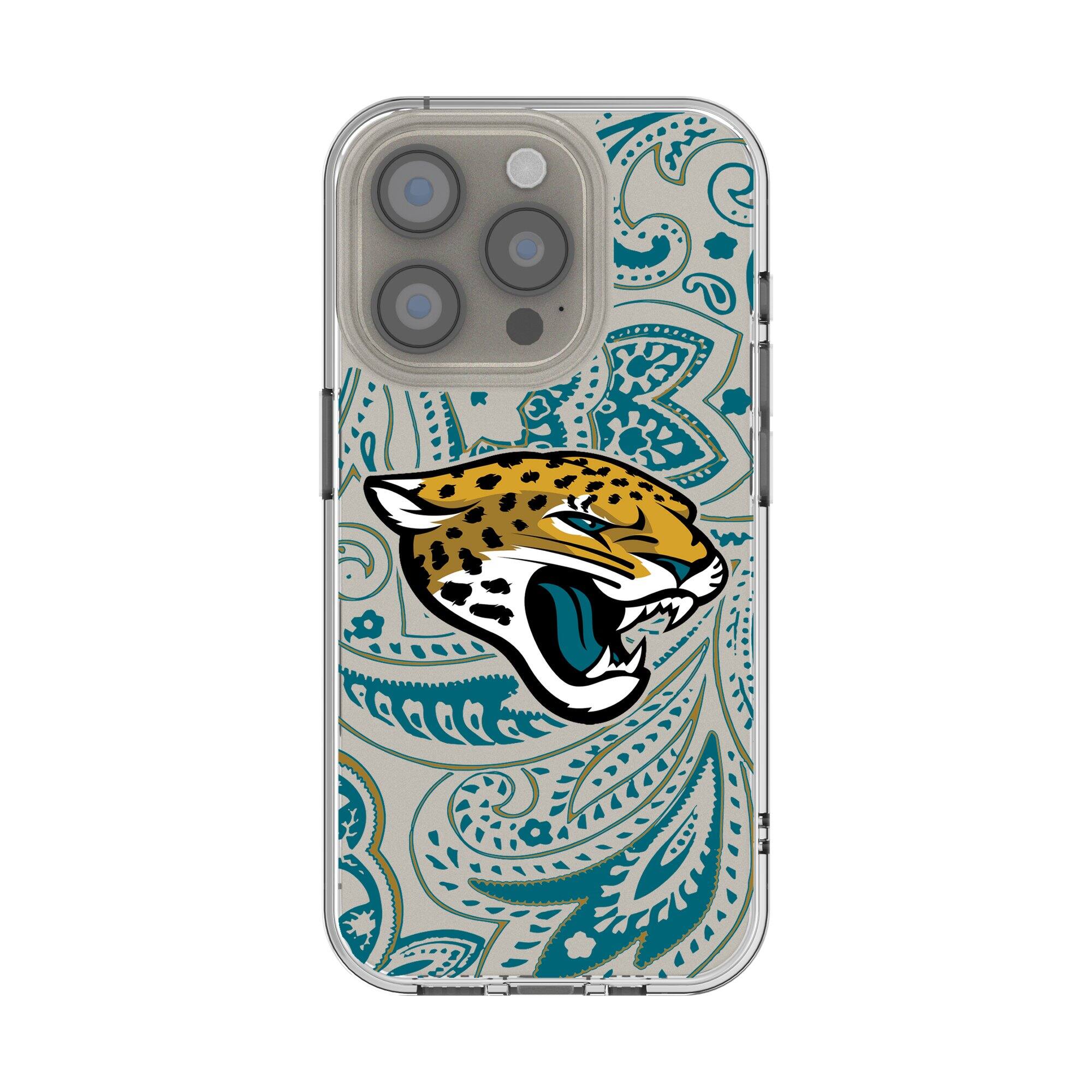 Front. Keyscaper - iPhone Clear Paisley Design Case - 16 Pro Max - Multicolor.