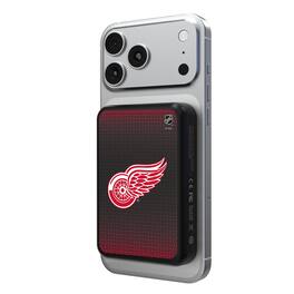 Keyscaper - Detroit Red Wings Wireless Magnetic Power Bank - Black
