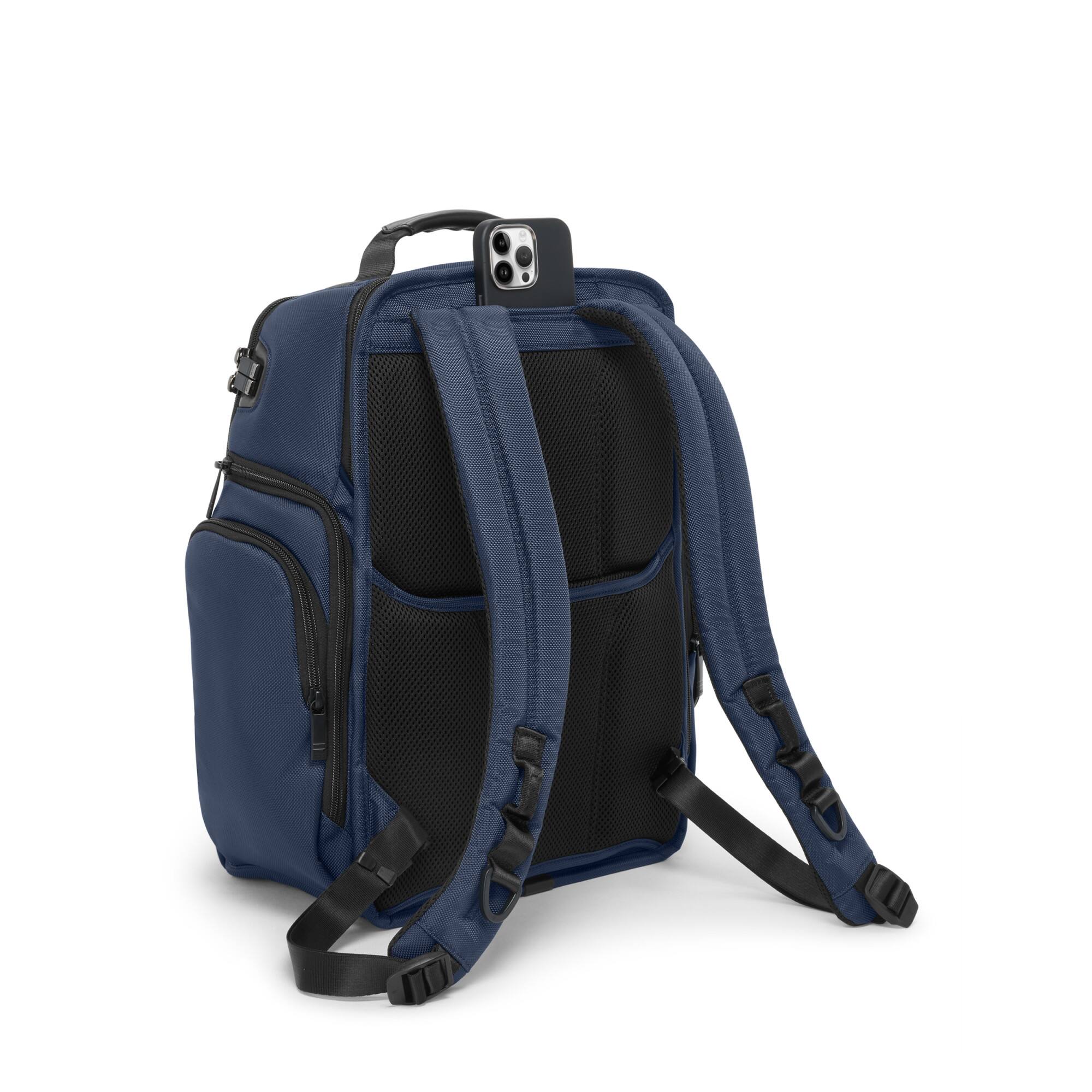 Back. TUMI - Alpha Brief Pack Backpack - Navy.