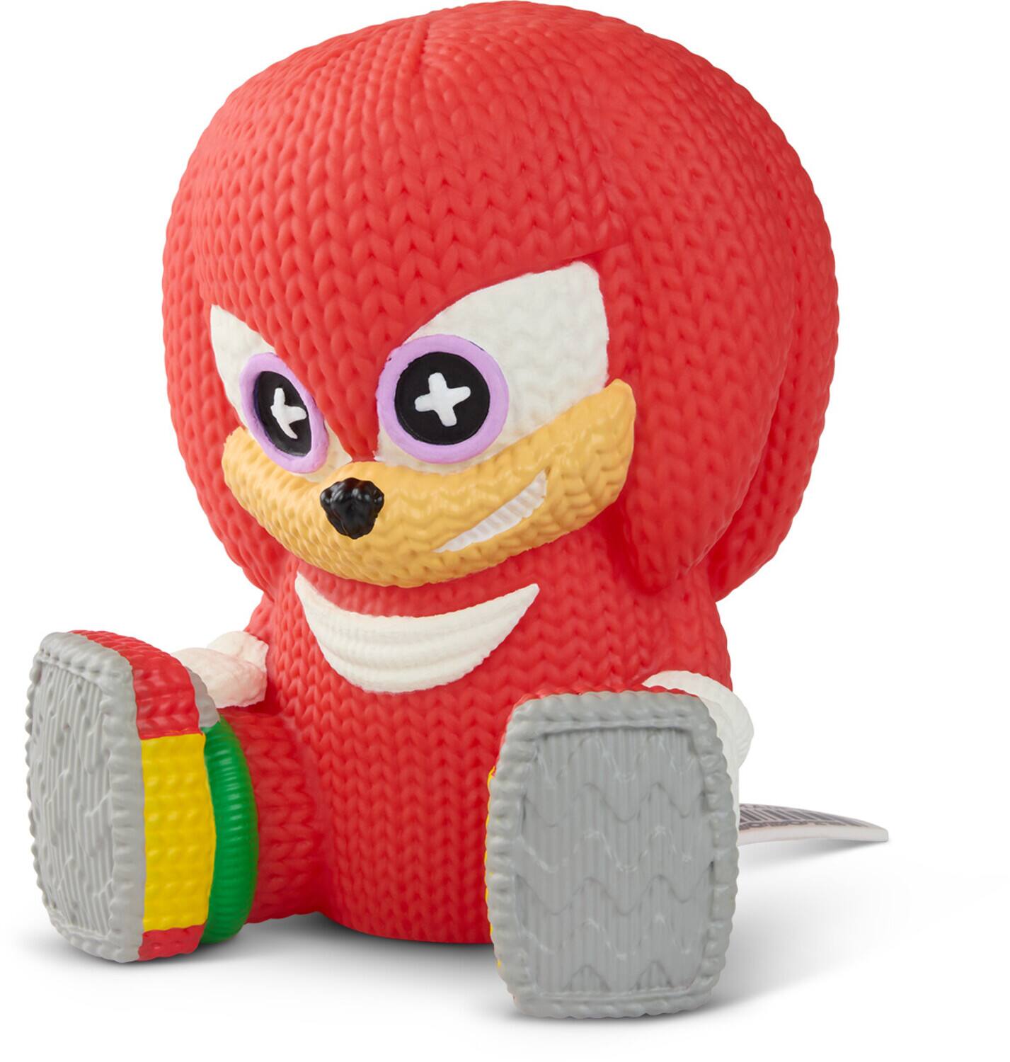 Alt View 1. Handmade by Robots - Sonic the Hedgehog - Knuckles Glow in the Dark Limited Edition Vinyl Figure – Handmade by Robots   - COLLECTIBLES - Multicolor.