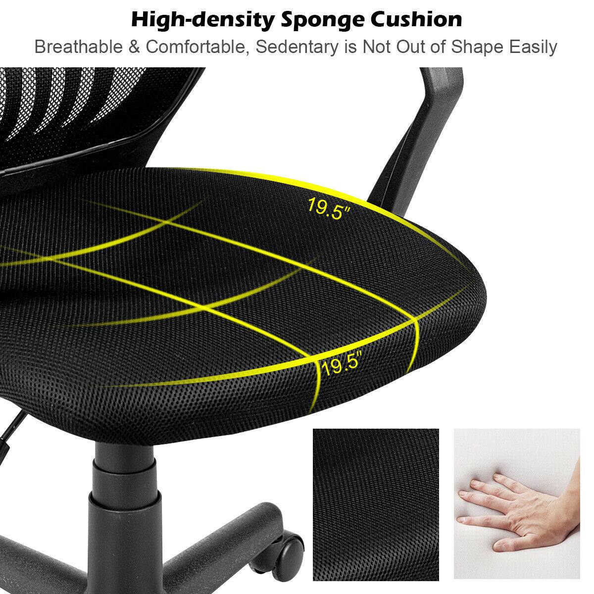 High-density Sponge Cushion  
Breathable & Comfortable, Sedentary is Not Out of Shape Easily  

19.5"  
19.5"