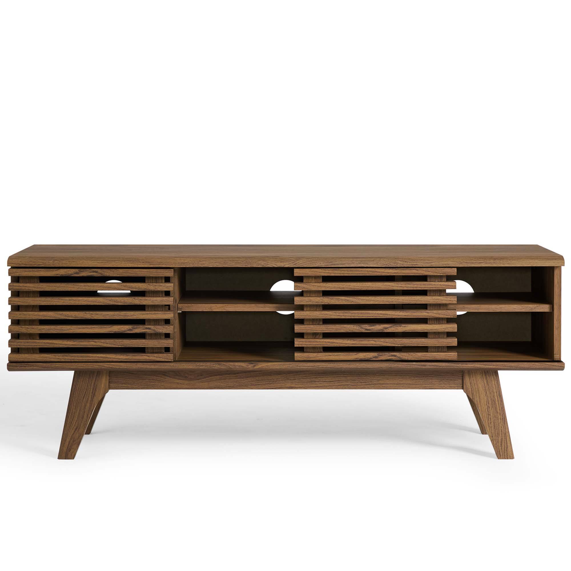 Alt View 1. Modway - Render 46" Media Console TV Stand by Modway - Walnut.
