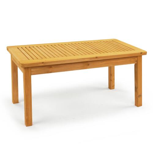 Alt View 10. Winado - 35in Patio Wooden Coffee Accent Side Table for Indoor/Outdoor Resistant Table Furniture - Teak.