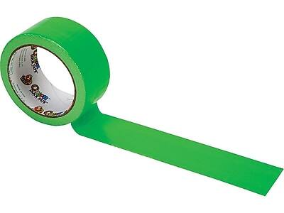 Alt View 2. Duck - Heavy Duty Duct Tape, 1.88" x 15 yds., Neon - Green.