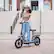 Angle. GoTrax - FLEX VOYAGER Electric Scooter w/16mi Operating Range & 15.5mph Max Speed - Gray.
