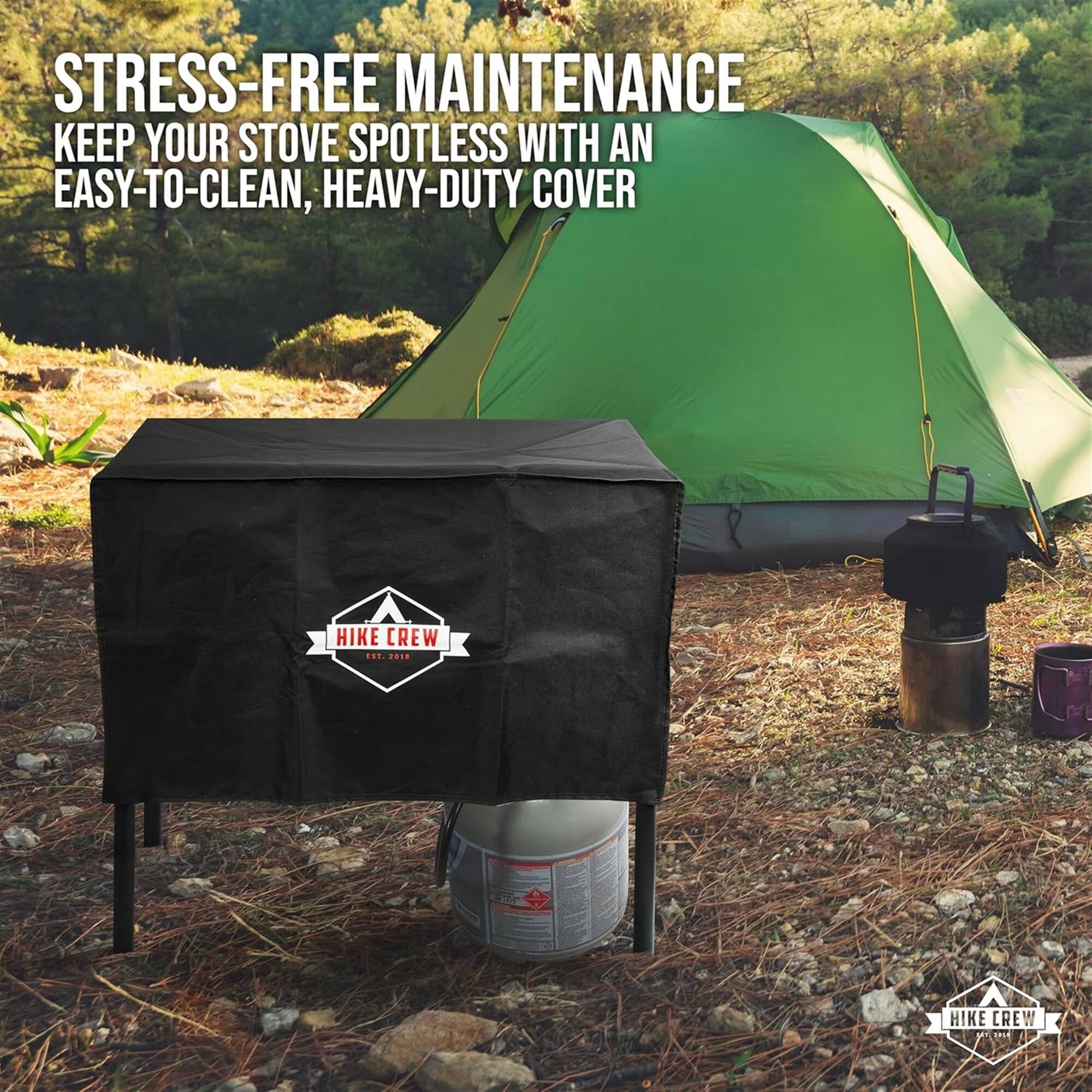 Stress-Free Maintenance: Keep Your Stove Spotless with an Easy-to-Clean, Heavy-Duty Cover.