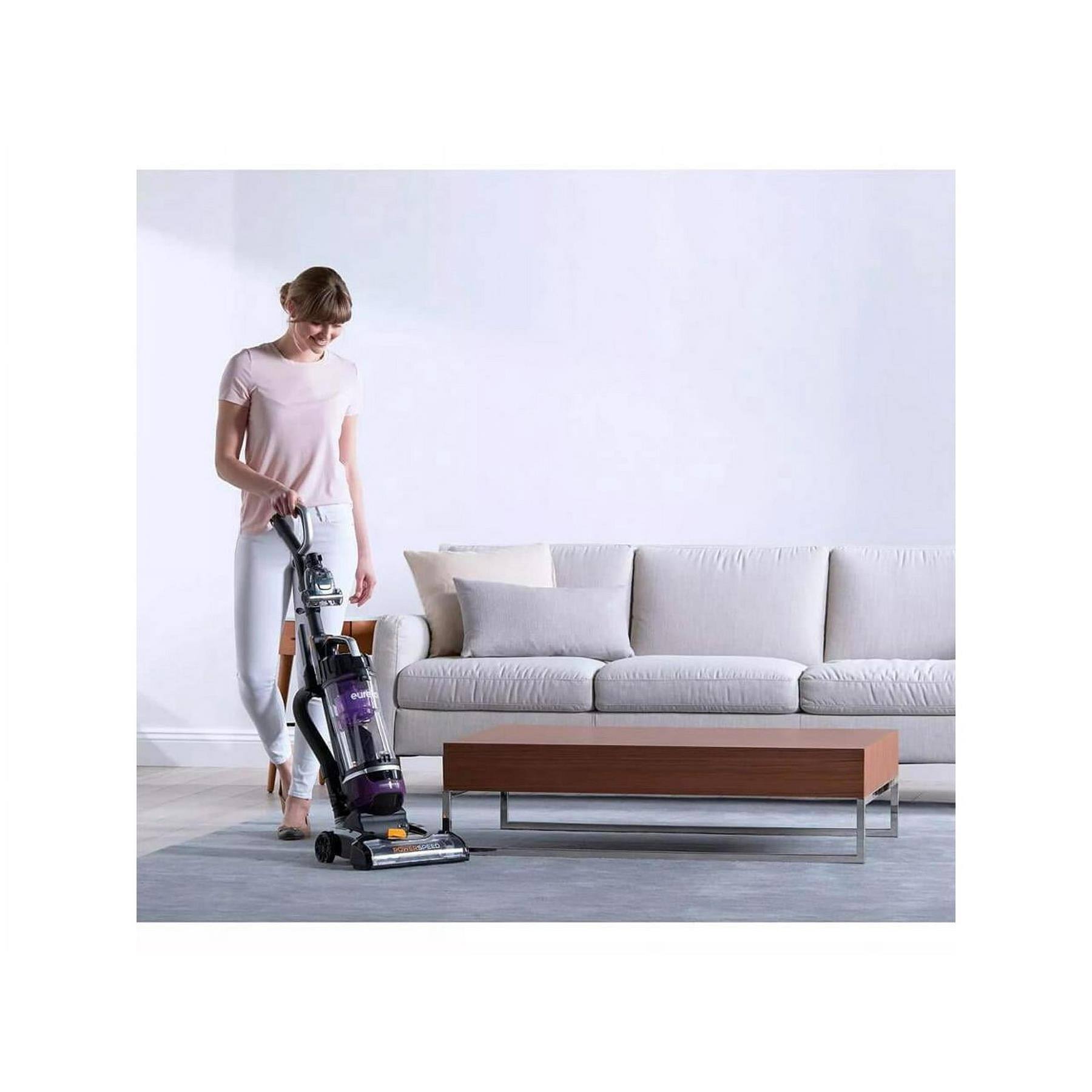 Alt View 4. Eureka - Refurbished NEU203 PowerSpeed Multi-Surface Upright Vacuum Cleaner - Purple.