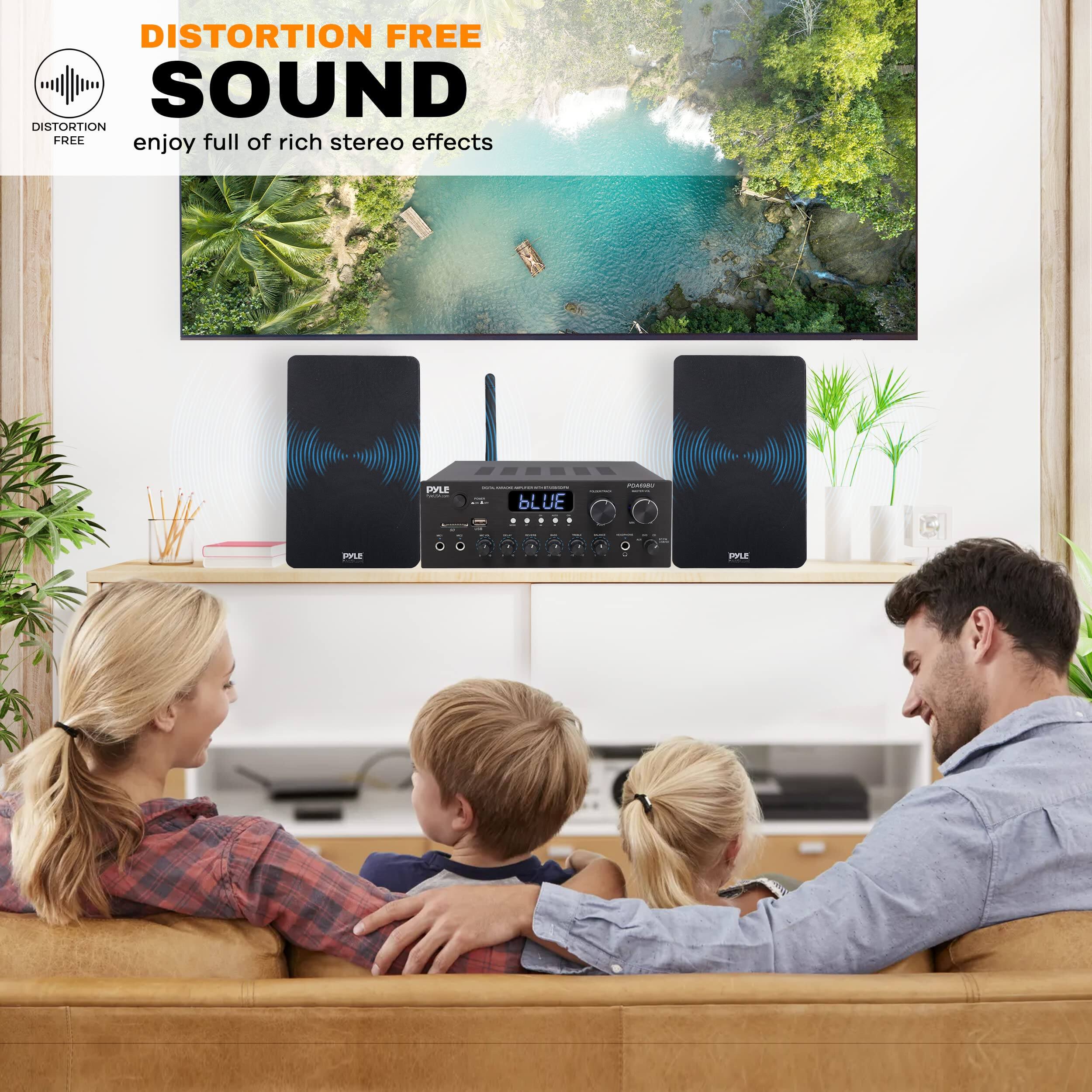 DISTORTION FREE SOUND  
enjoy full of rich stereo effects