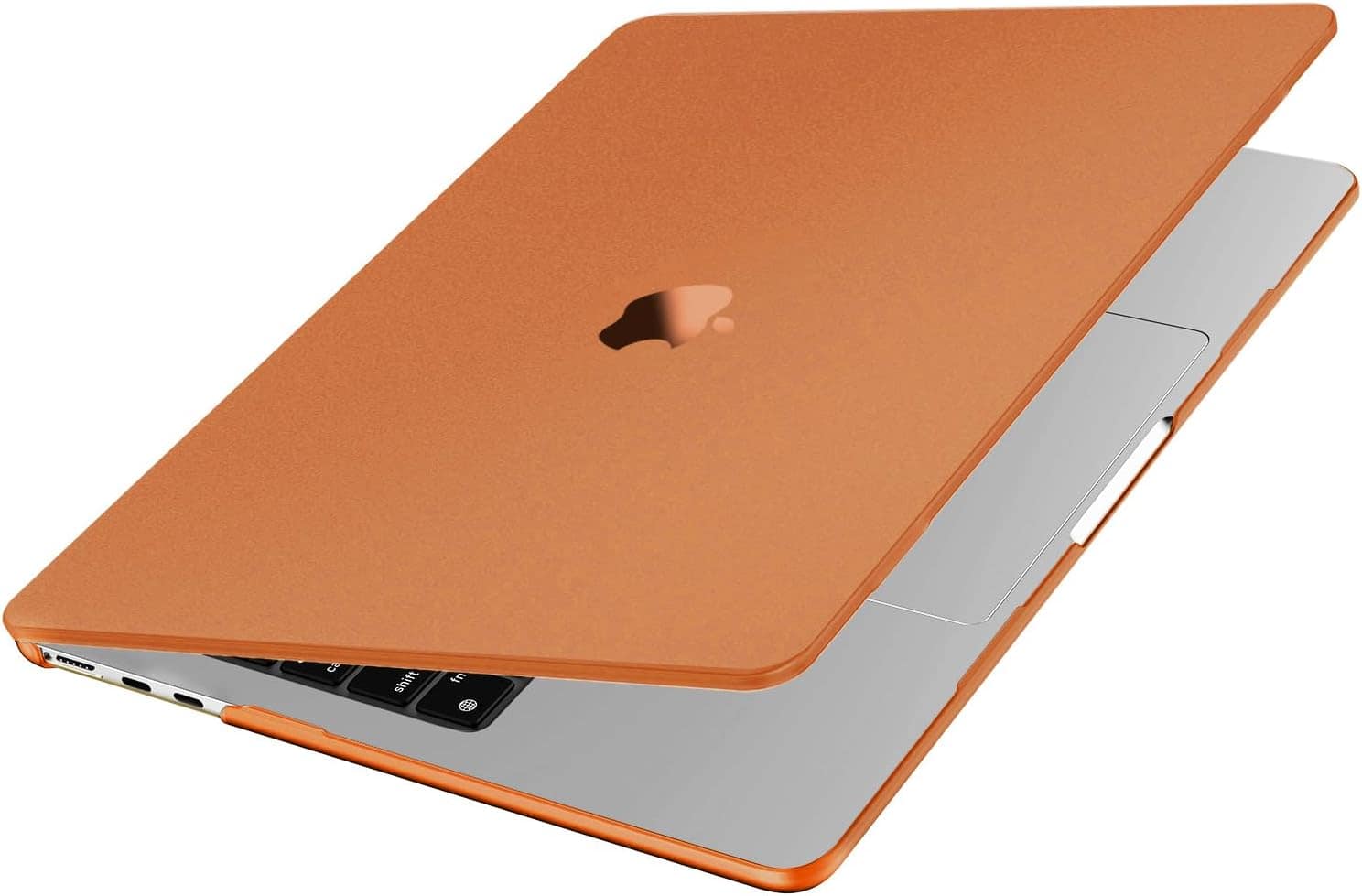 mosiso - Ultra Thin Hard Case for MacBook Air 15.3 inch M5 A3448 M4 A3241 M3 A3114 M2 A2941, Precision Fit and Anti-Fingerprint - Cosmic Orange