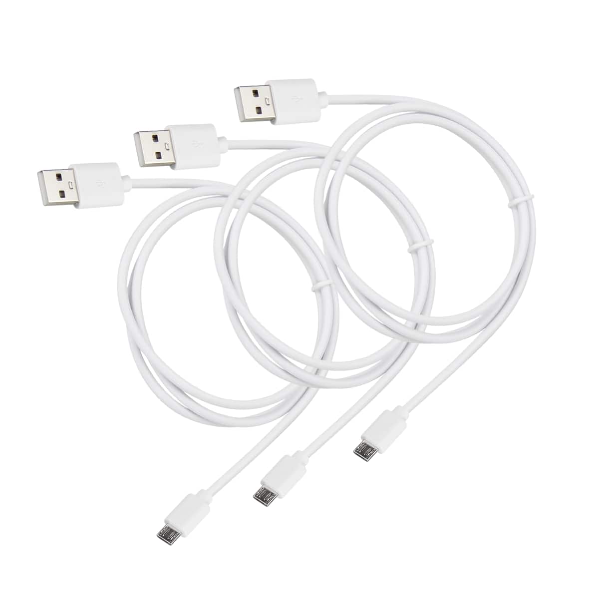 Entronix - 3FT USB-A to Micro-USB Charger Cable - Fast Charging for Android Devices - Black
