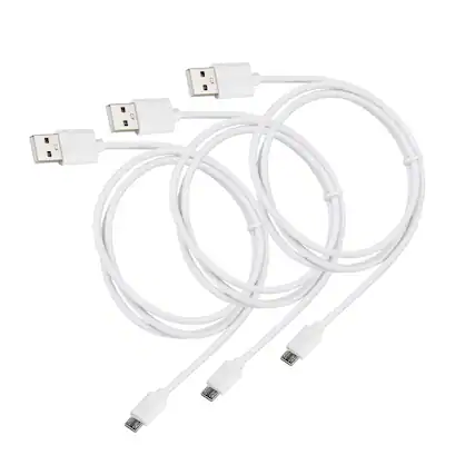 Front. Entronix - Entronix 3FT USB-A to Micro-USB Charger Cable - Fast Charging for Android Devices - Black.