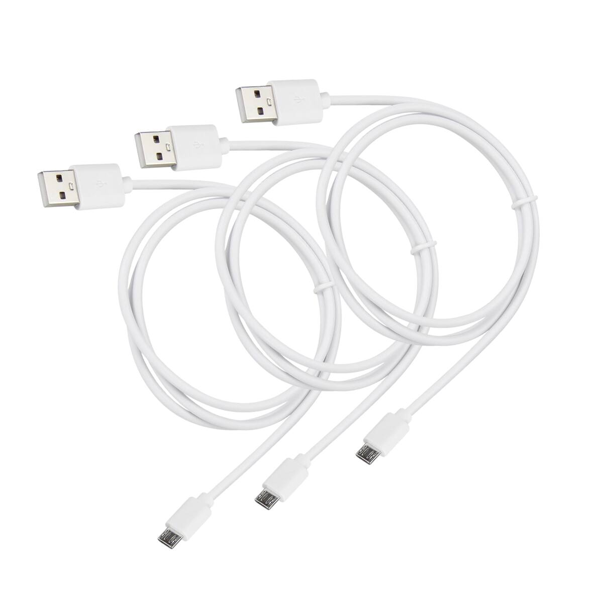 Front. Entronix - Entronix 3FT USB-A to Micro-USB Charger Cable - Fast Charging for Android Devices - Black.