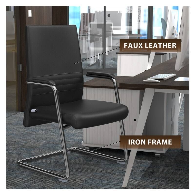 FAUX LEATHER  
IRON FRAME