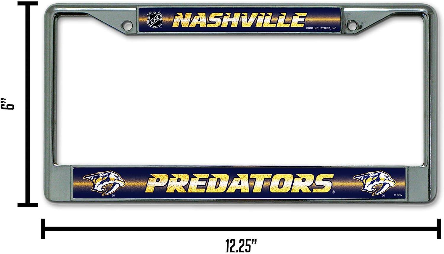 Nashville Predators  
Rico Industries, Inc.  
12.25" x 6"