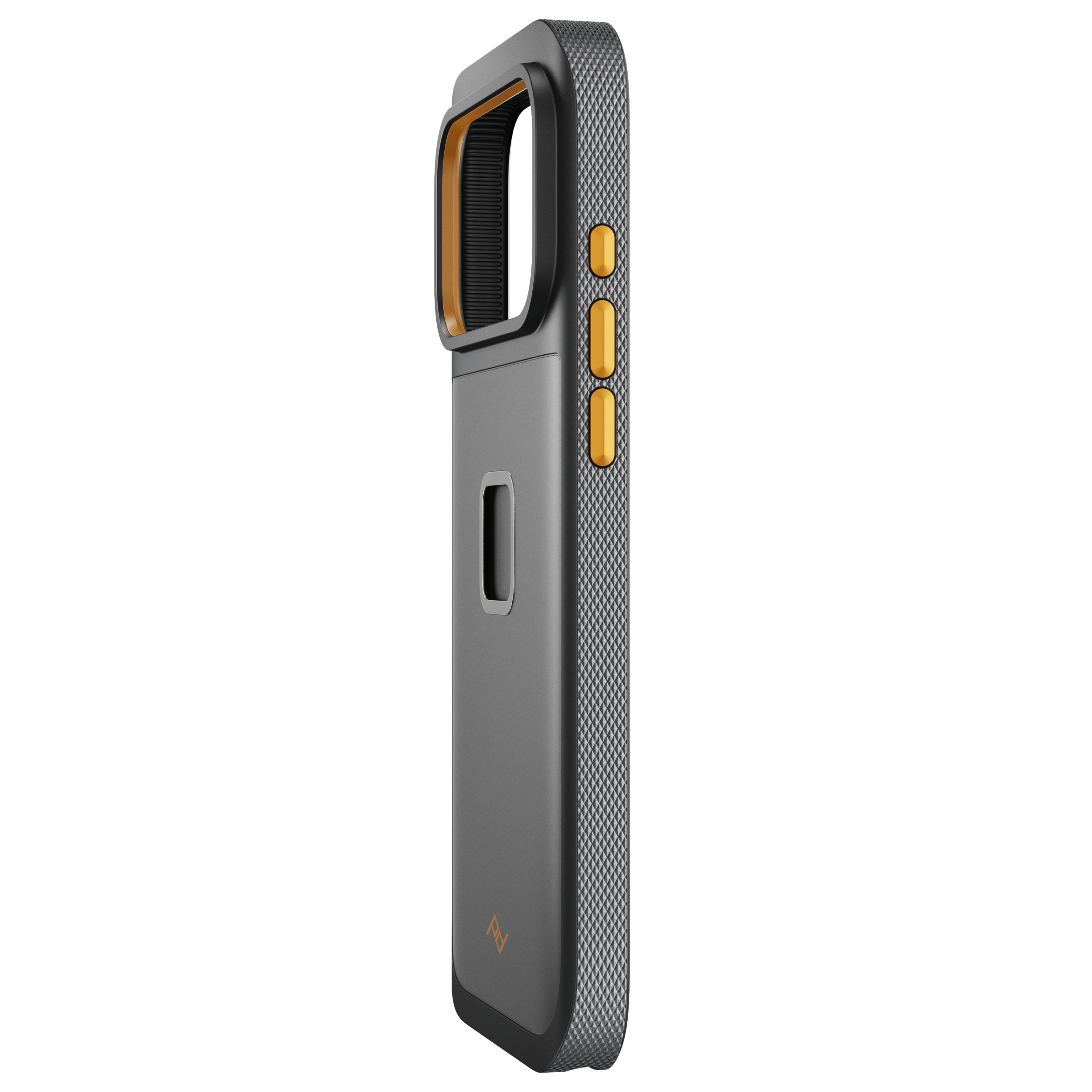 Angle. Peak Design - Mobile GNAR Case Apple iPhone 17 Pro Max Black - Black.