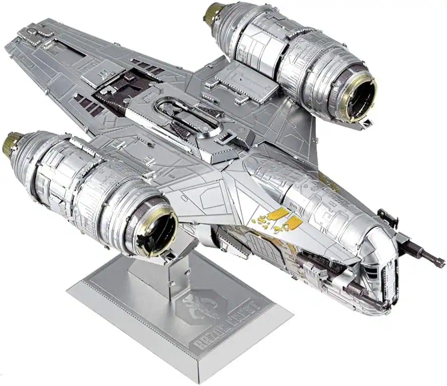Metla Models Metal Earth Fascinations Premium Series Star Wars The Mandalorian Razor ...