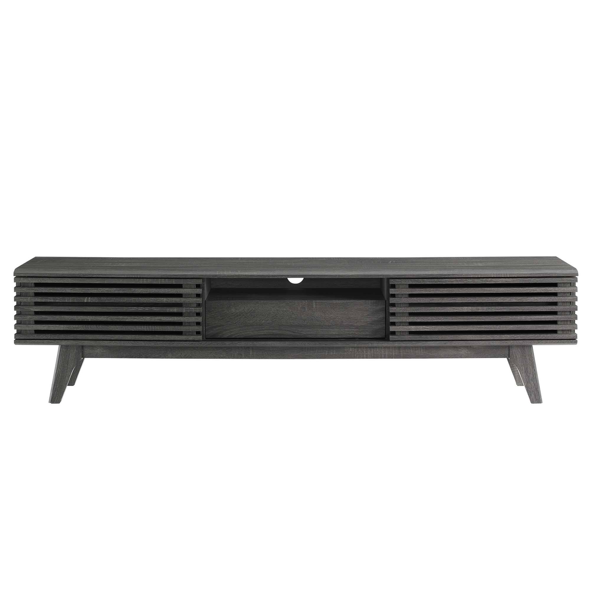 Back. Modway - Render 70" TV Stand by Modway - Charcoal.