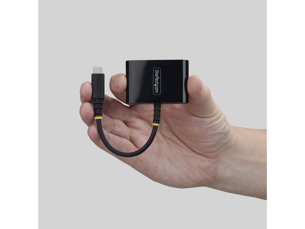 Alt View 9. StarTech.com - StarTech USB-C Multiport Adapter - 140W PD, 4K HDMI, USB 5Gbps Hub.