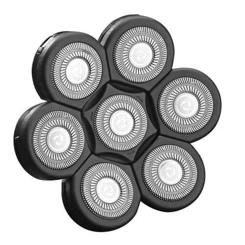 Front. DORLUKFU - 7D Head Shaver Replacement Head - Electric Shaver Replacement Head 7 Heads for Bald Men Wet and Dry Compatible Many.