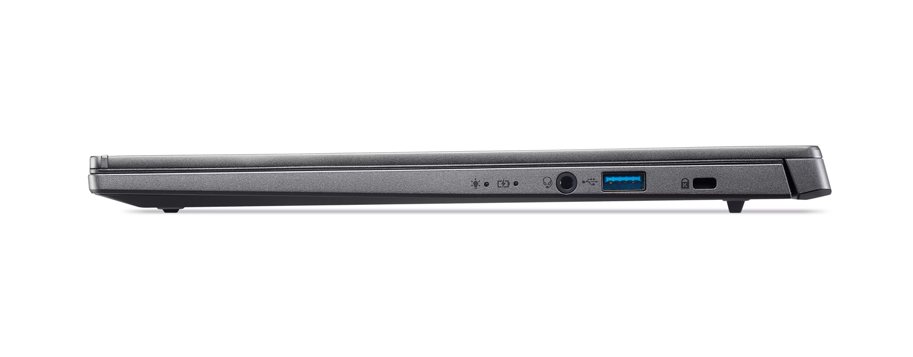 Alt View 4. Acer - Aspire 14 AI A14-52M-72FH 14" Laptop Intel Core Ultra 7 256V 8 Core ARC™ 140V GPU 16GB RAM 1TB SSD Windows 11 - Gray.