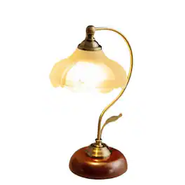 Cluzine - Elegant Vintage Modern Chinese Style Table Lamp, 3 Color Warm Light Bedside Desk Lamp for Bedroom Office Decoration