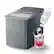 Front. Euhomy - Ice Maker Countertop, Portable Bullet Ice Machine with Self Cleaning, 26.5 Lbs/24H, 2 Size of Bullet-Shipped Ice - Gray.