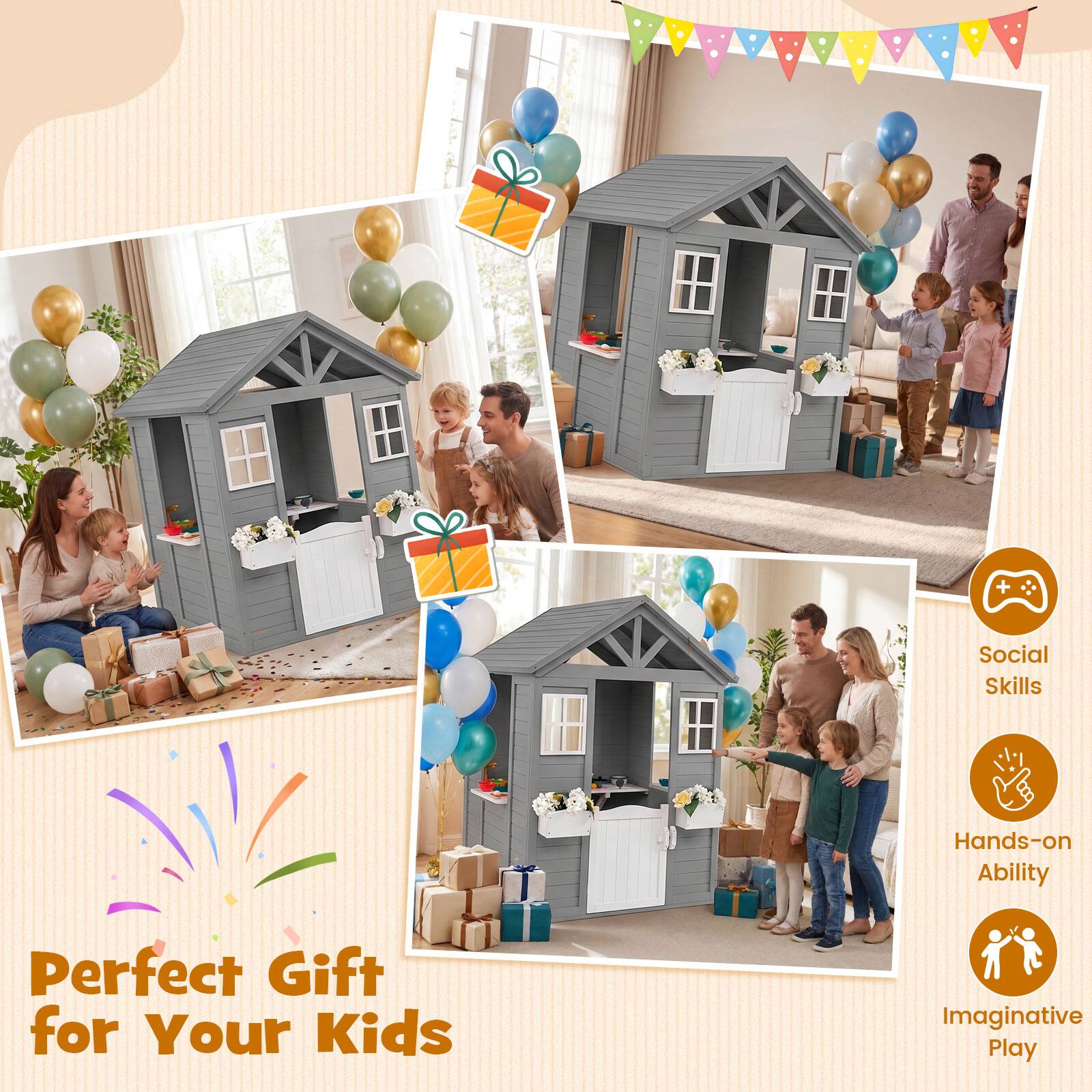 Perfect Gift for Your Kids

Social Skills  
Hands-on Ability  
Imaginative Play