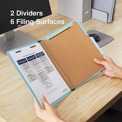 2 Dividers  
6 Filing Surfaces
