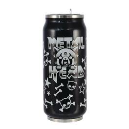Seven20 - Aggretsuko Metal Head 12oz Insulated Stainless Steel Travel Can - Black
