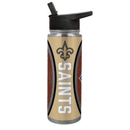 Great American Products - New Orleans Saints 24oz. Jr. Thirst Game Ball Hydration Bottle - Brown