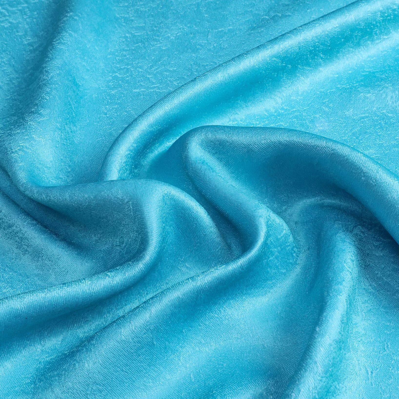 Alt View 1. Kate Aurora - Kate Aurora Serena Elegant Jacquard Woven Fabric Shower Curtain - Standard Size - Turquoise - Turquoise.