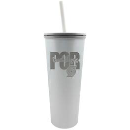 Great American Products - Portland Trail Blazers 24oz. Opal Skinny Tumbler - Multicolor